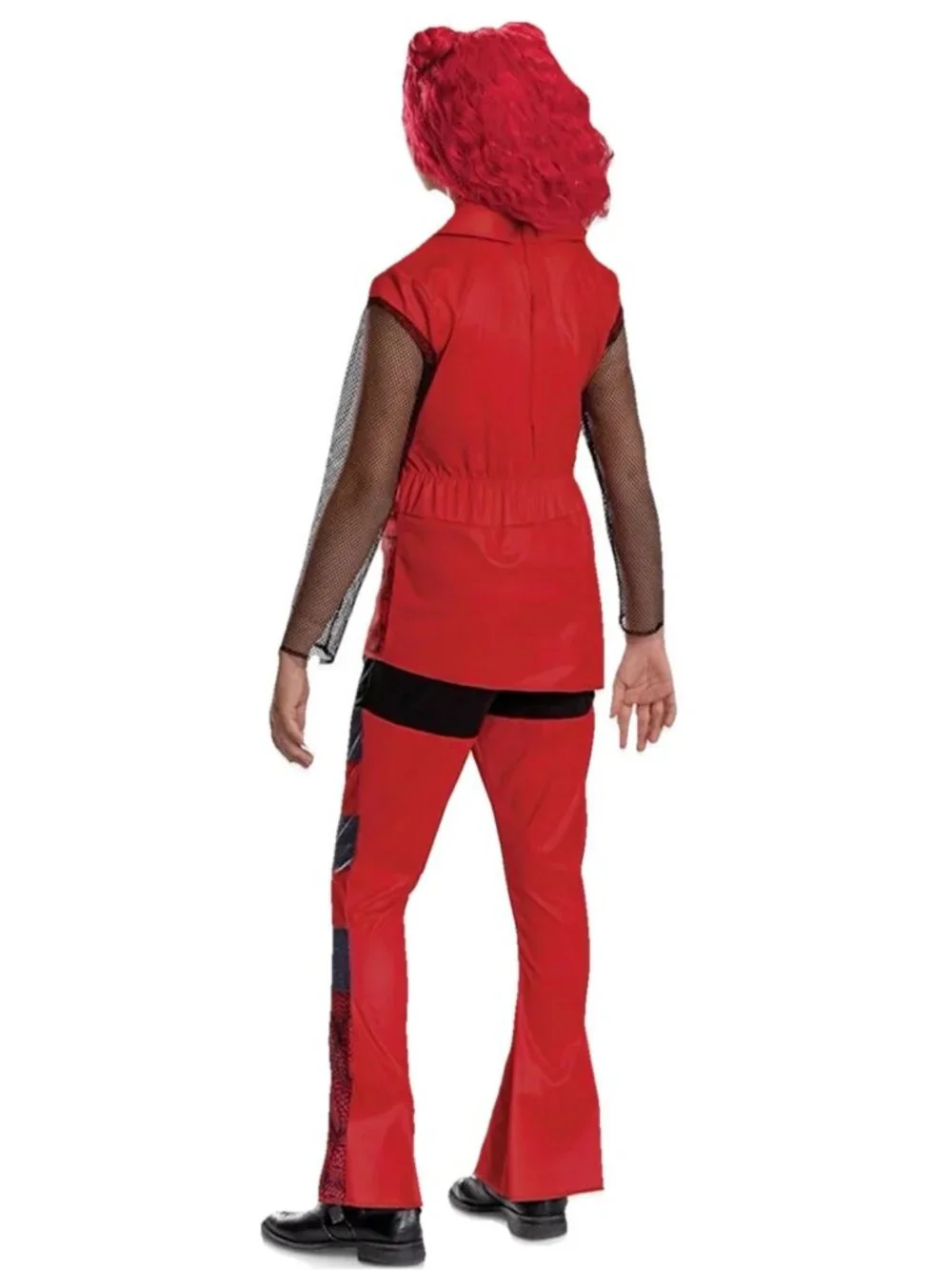 Disney Descendants 4 Rise Of Red Costume Girls Deluxe Halloween Outfit L 10 12 - Picture 3 of 8